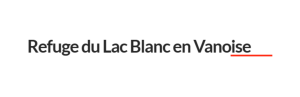 Logo Refuge Lac du Mont Blanc Vanoise - Client Digital Maniac